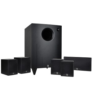 JVC 6-Piece 5.1 Channel Surround Sound Speaker System (Black)